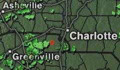 Hilton Pond weather map 2001