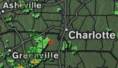 Hilton Pond weather map 2001